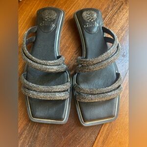 Vince Camuto Black Strappy Sandals Size 10/42 Never Worn